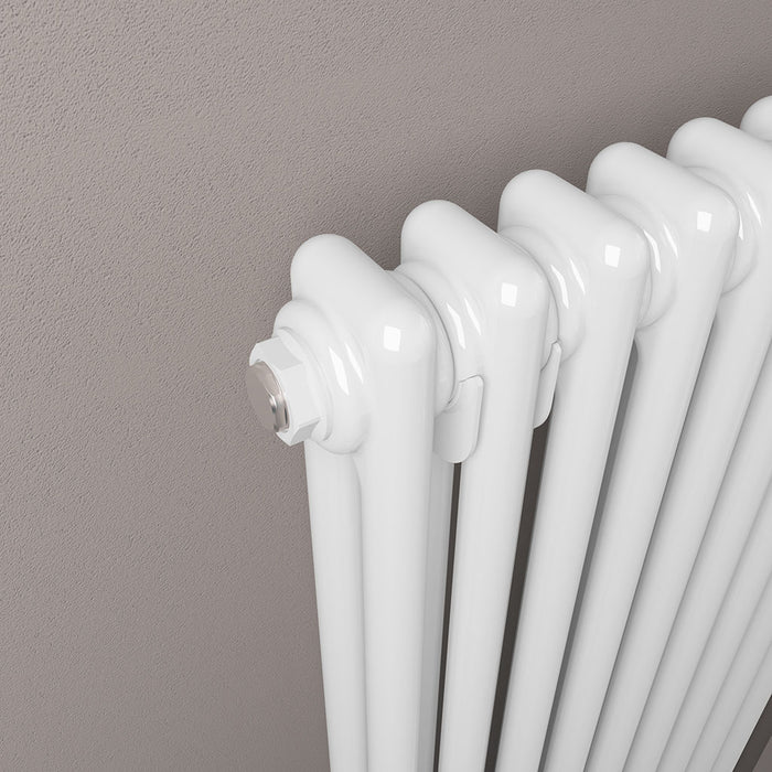 Eastbrook Imperia 2 Column Gloss White Traditional Radiator