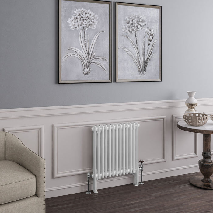 Eastbrook Imperia 2 Column Gloss White Traditional Radiator