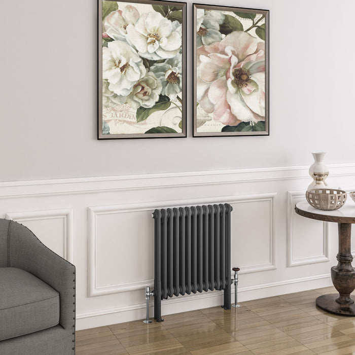 Eastbrook Imperia 2 Column Matt Anthracite Traditional Radiator