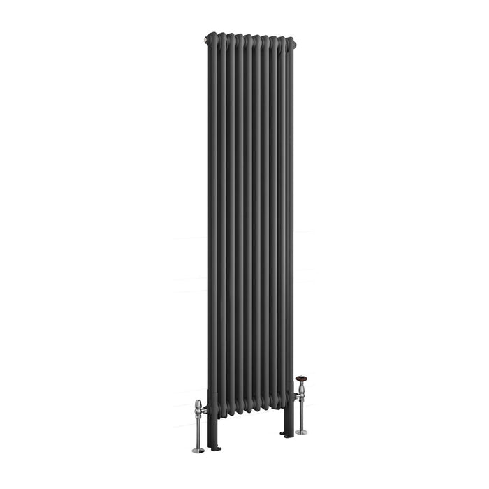 Eastbrook Imperia 2 Column Matt Anthracite Traditional Radiator