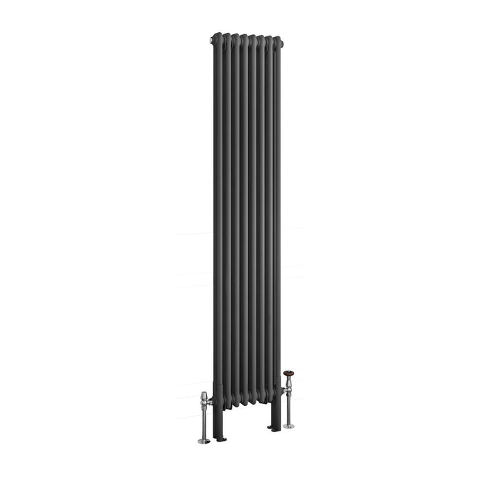 Eastbrook Imperia 2 Column Matt Anthracite Traditional Radiator