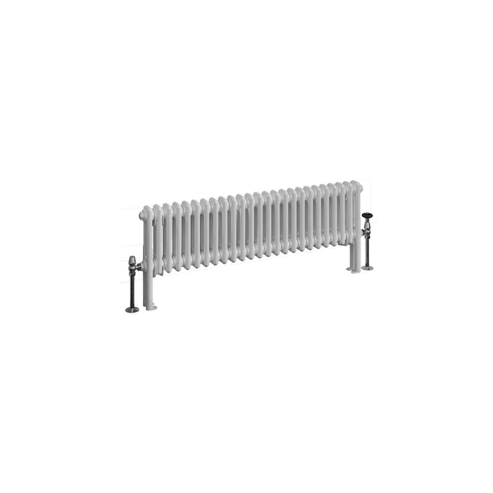 Eastbrook Imperia 2 Column Gloss White Traditional Radiator