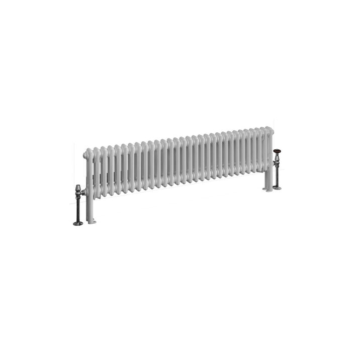 Eastbrook Imperia 2 Column Gloss White Traditional Radiator