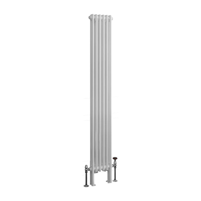 Eastbrook Imperia 2 Column Gloss White Traditional Radiator