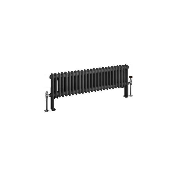 Eastbrook Imperia 2 Column Matt Anthracite Traditional Radiator