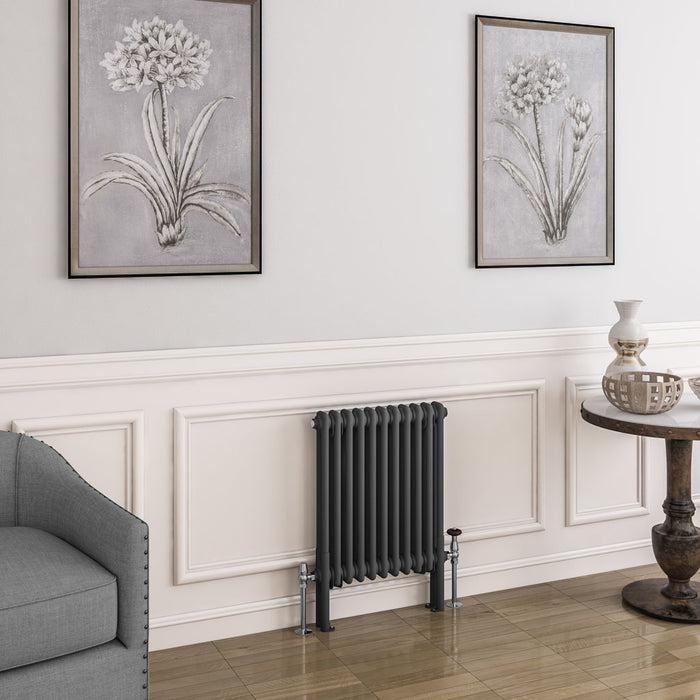 Eastbrook Imperia 2 Column Matt Anthracite Traditional Radiator