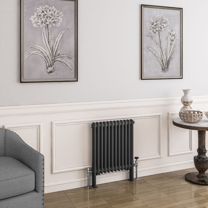 Eastbrook Imperia 2 Column Matt Anthracite Traditional Radiator