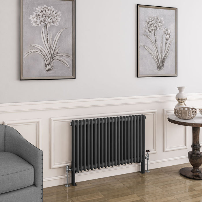 Eastbrook Imperia 2 Column Matt Anthracite Traditional Radiator