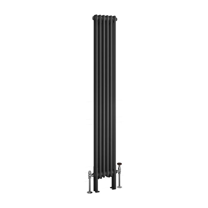 Eastbrook Imperia 2 Column Matt Anthracite Traditional Radiator