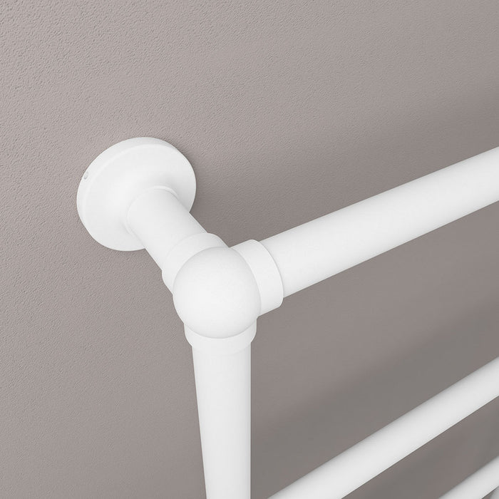 Eastbrook Stour Matt White Traditional Heated Towel Rail