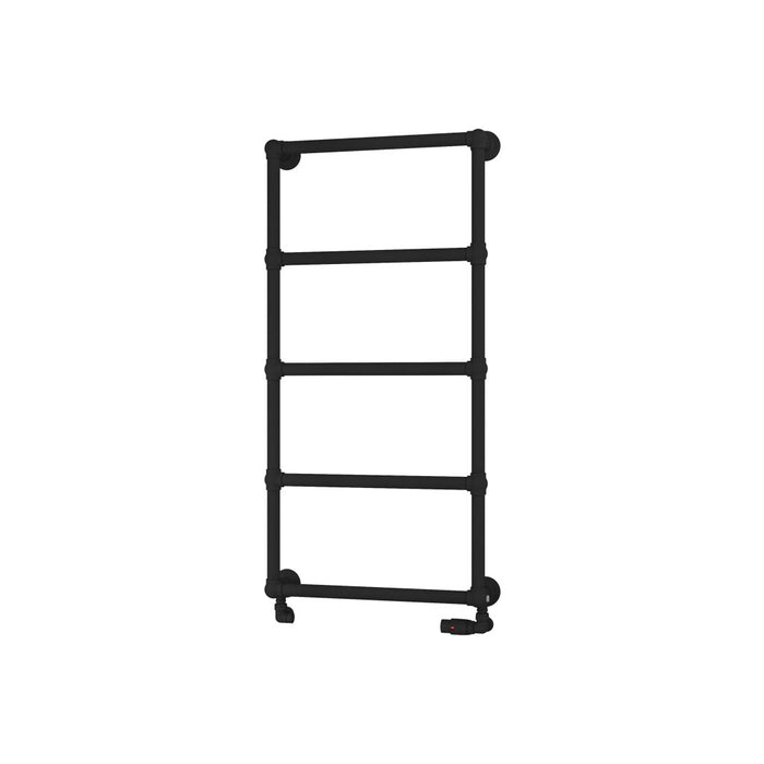 Eastbrook Stour Matt Black Traditional Heated Towel Rail