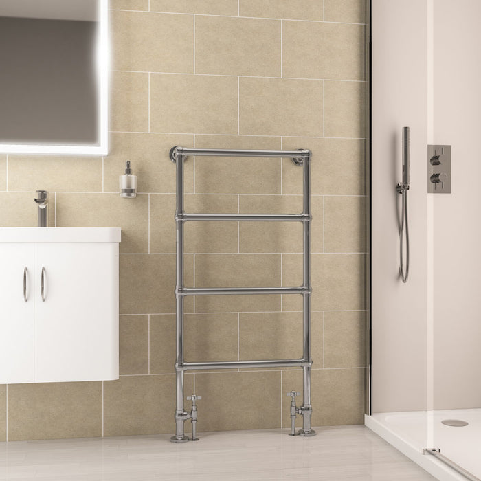 Eastbrook Windrush Chrome Traditional Heated Towel Rail