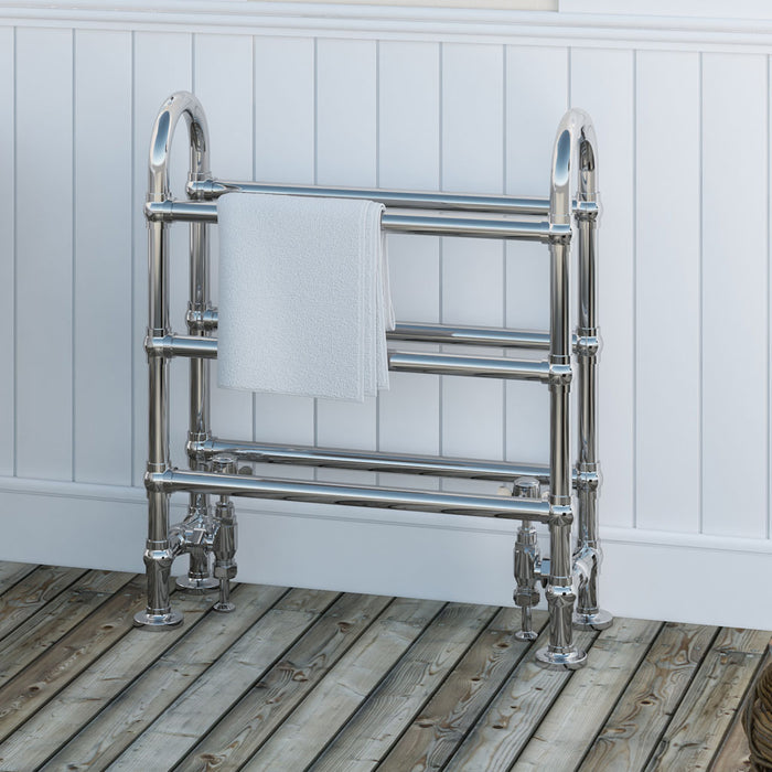 Eastbrook Painswick 778x686mm Traditional Heated Towel Rail Chrome - 41.1022