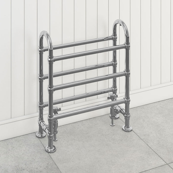 Eastbrook Painswick 778x686mm Traditional Heated Towel Rail Chrome - 41.1022