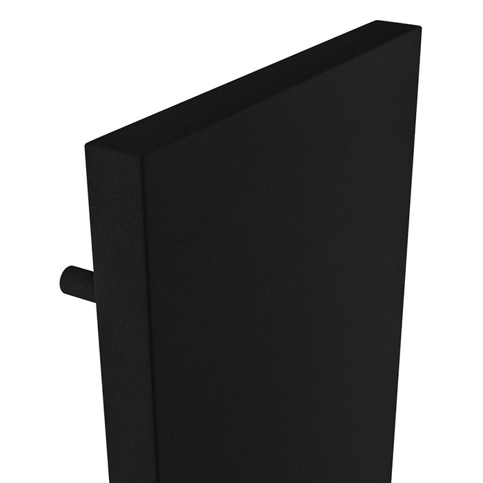 Eastbrook Wingrave Matt Black Flat Panel Radiator