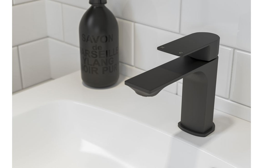 Bellona Basin Mixer And Waste Matt Black - DITS1240