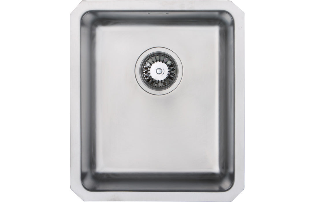 Prima CPR046 Compact 390x450mm 1 Bowl Undermount Sink - Stainless Steel