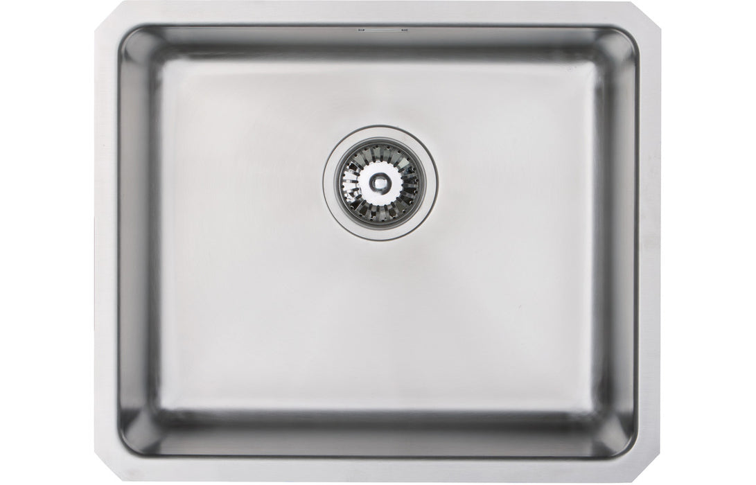 Prima CPR048 Large 530x450mm 1 Bowl Undermount Sink - Stainless Steel