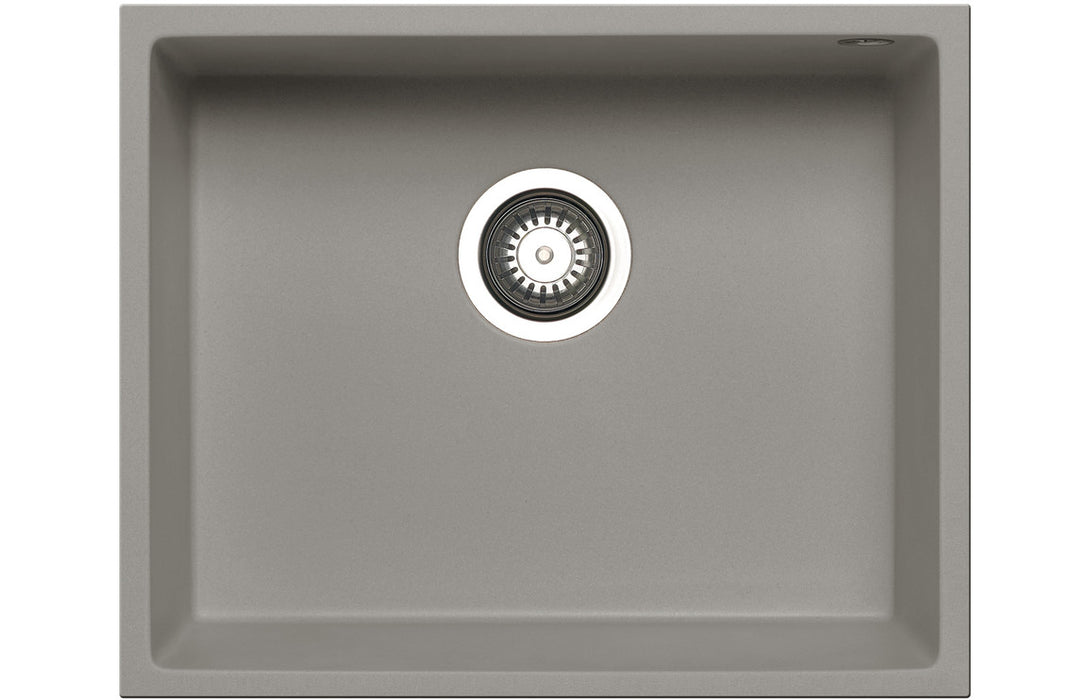 Prima CPR358 540x440mm 1 Bowl Undermount Granite Sink - Light Grey