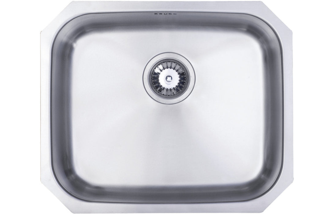 Prima CPR508 530x450mm 1 Bowl Undermount Sink - Polished Stainless Steel