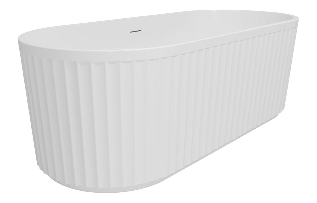 Striata Fluted Freestanding Bath 1700mm x 750mm - DIBF0090