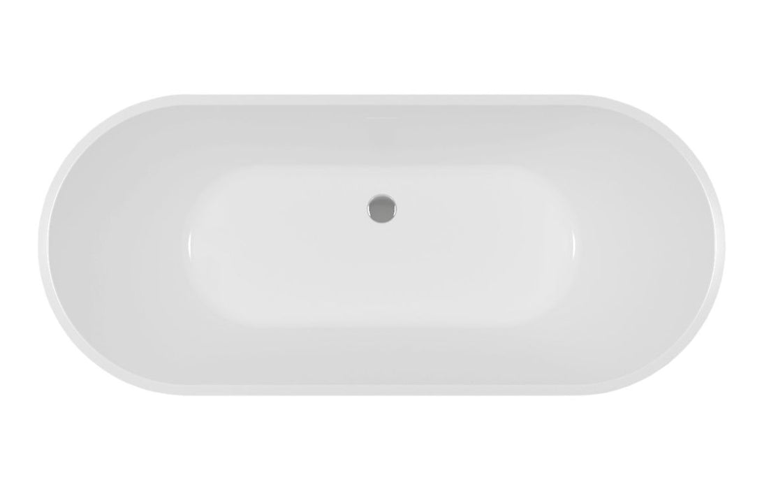 Striata Fluted Freestanding Bath 1700mm x 750mm - DIBF0090