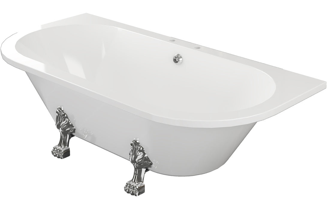 Finchley Freestanding Back To Wall Bath 1700mm x 800mm - DIBFP2018