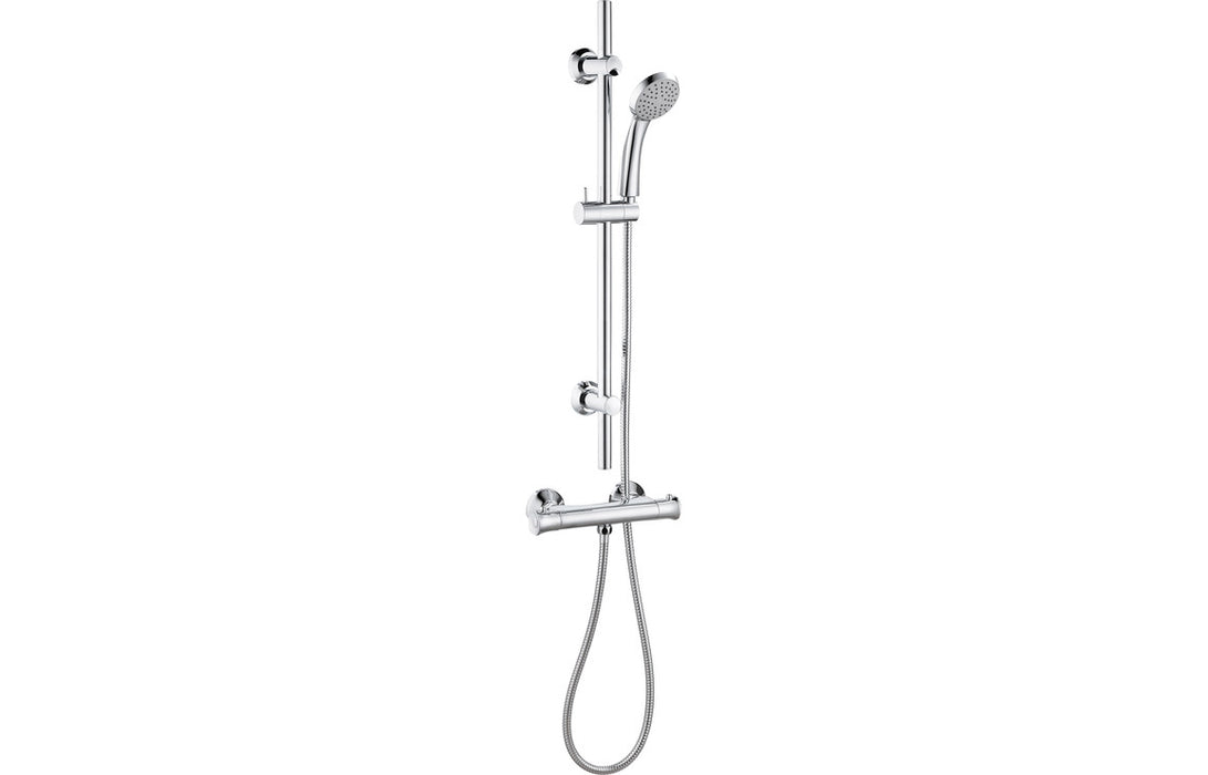 Pluto Thermostatic Bar Shower Mixer Chrome - DICM0576