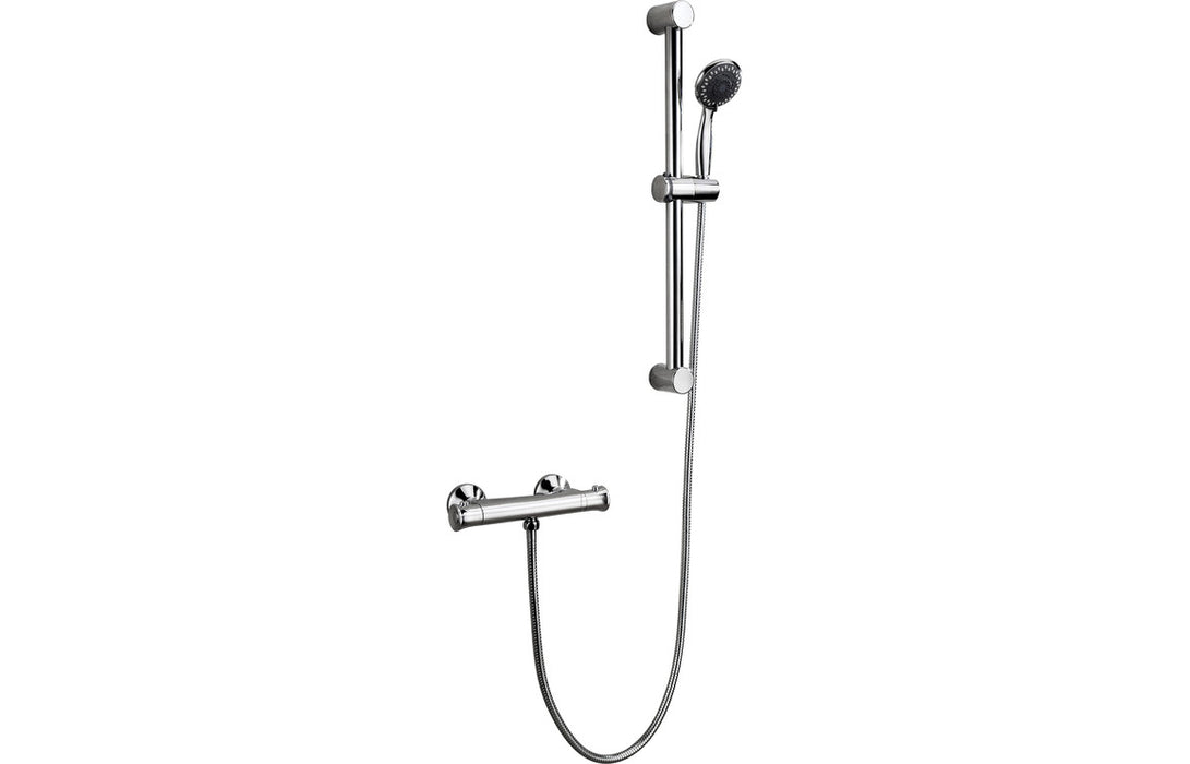 Elara Low Pressure Thermostatic Bar Shower Mixer Chrome - DICM0578