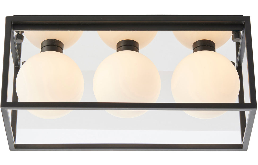 Box Frame Matt Black Ceiling Light - DIFL0102