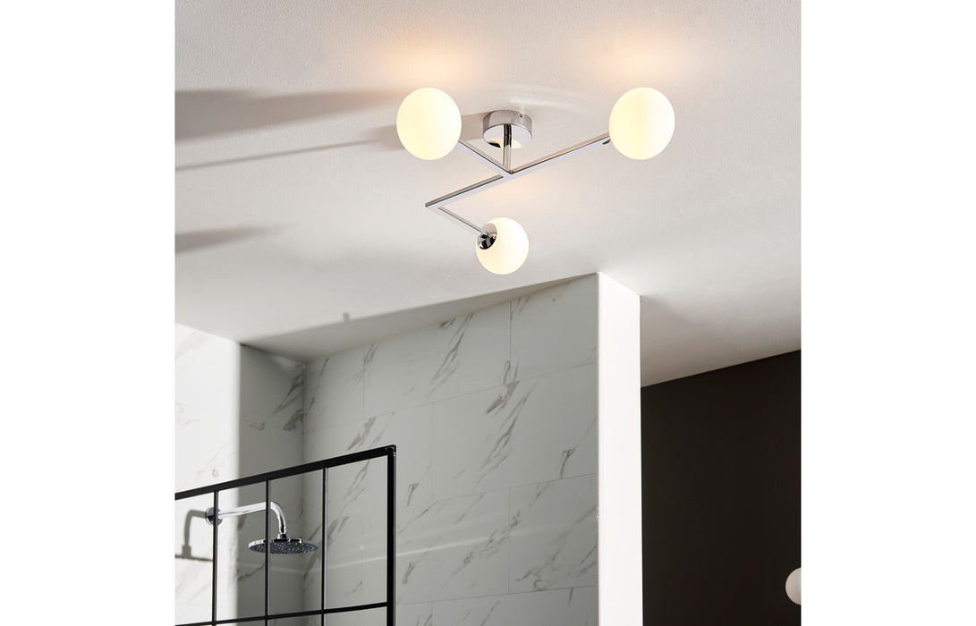 Globe Chrome Ceiling Light - DIFL0108