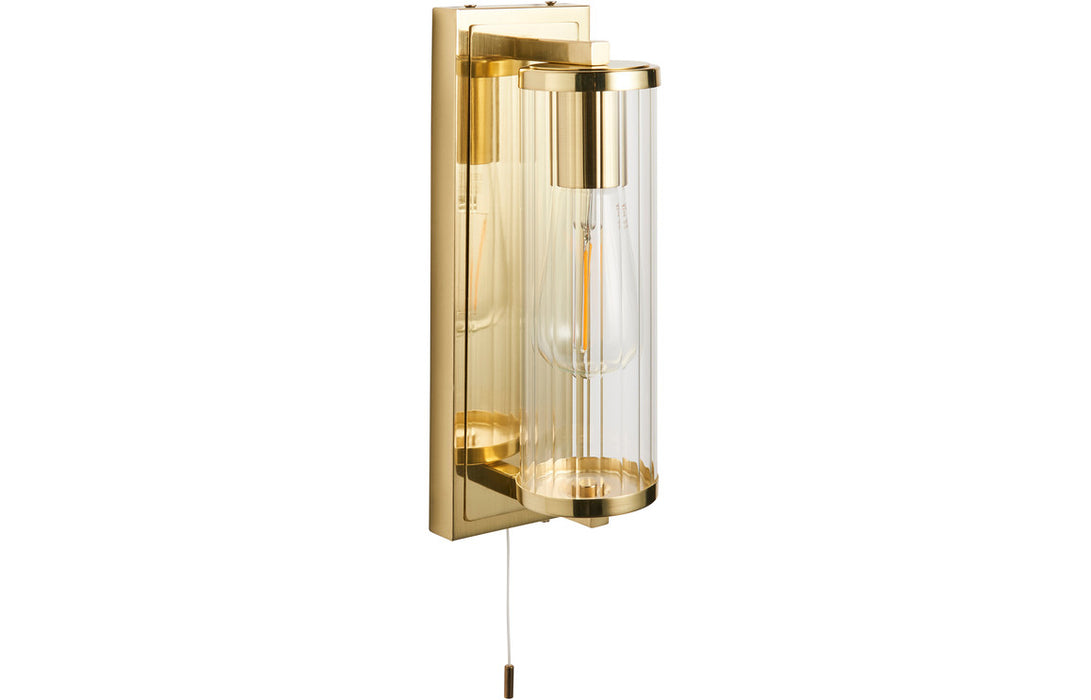 Diana Brushed Brass Wall Light - DIFL0112