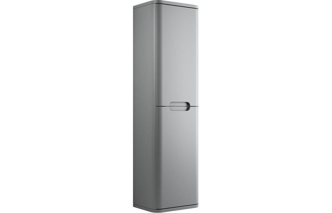 Lambra Wall Hung 2 Door Tall Unit Matt Grey - DIFT1804