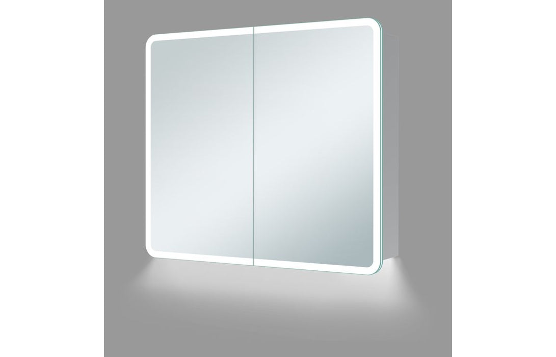 Akari 600 x 700mm 2 Door LED Mirrored Cabinet - DIMS0126