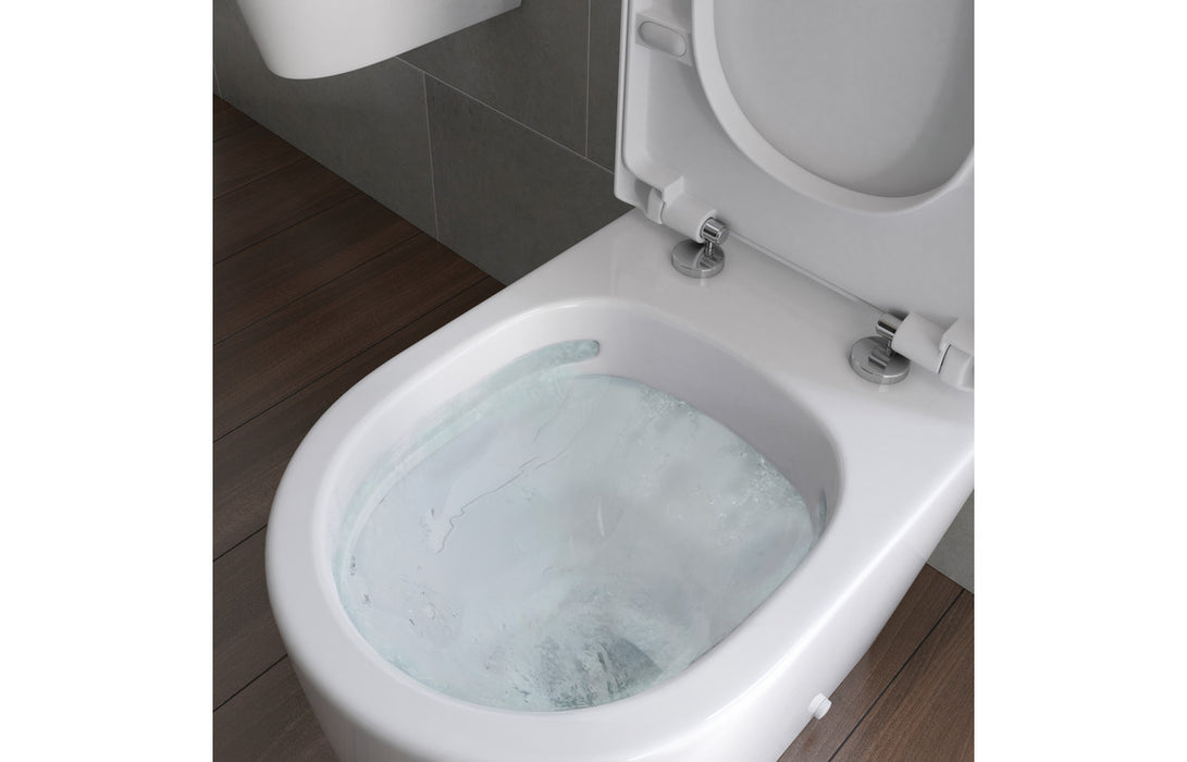 Cilantro Rimless Close Coupled Toilet Fully Shrouded - DIPTP0154