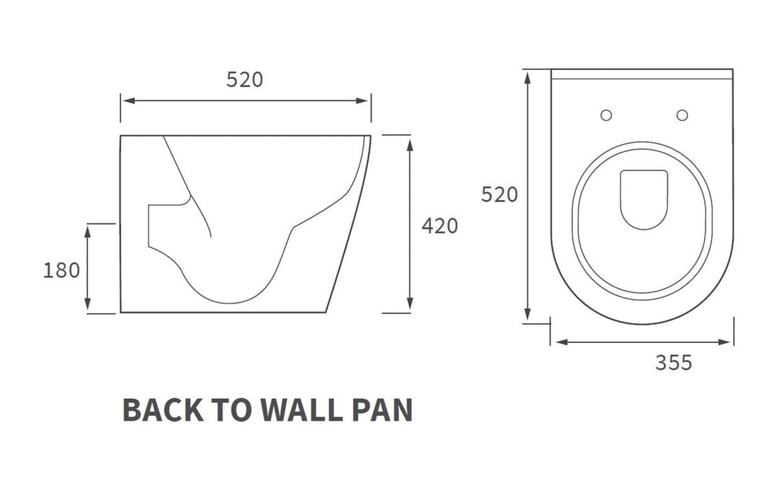 Cilantro Back To Wall Toilet - DIPTP0160