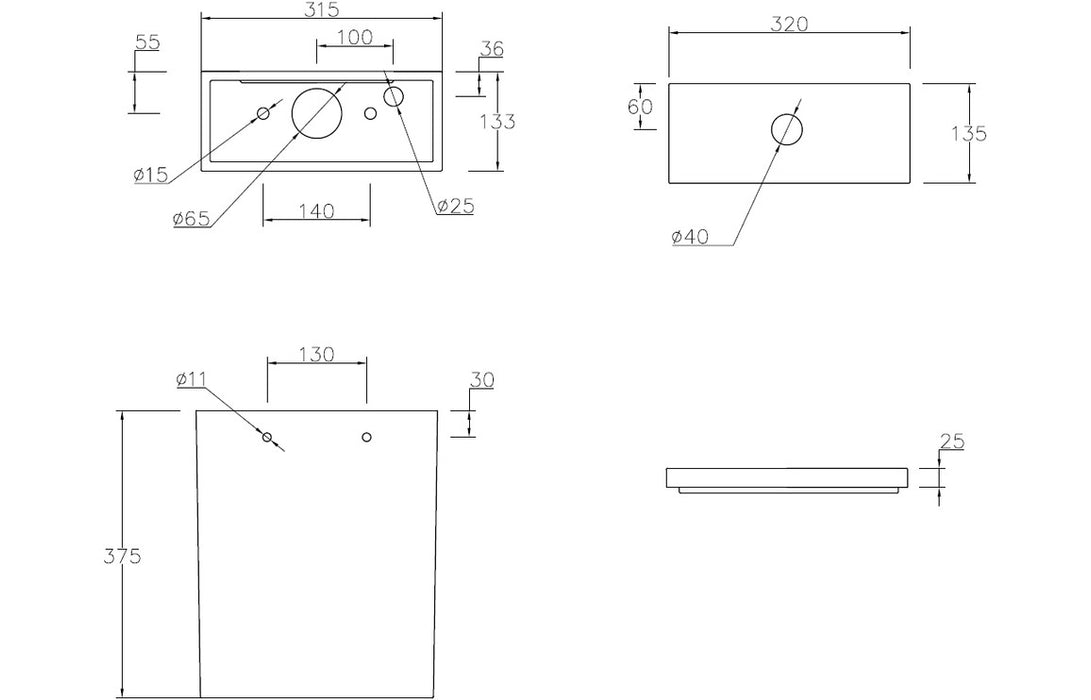 Sandro Close Coupled Rimless Fully Shrouded Toilet - DIPTP0284