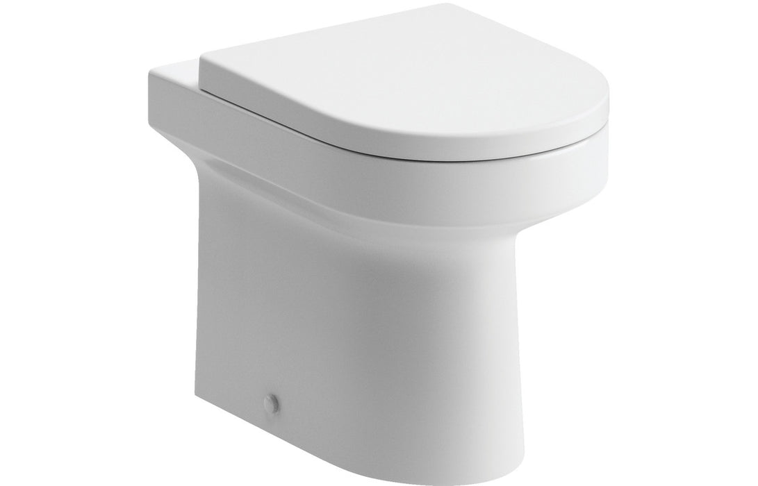 Laurus Rimless Back To Wall Toilet & Soft Close Seat - DIPTP058