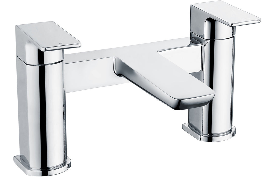 Berio 2TH Deck Mounted Bath Filler Chrome - DITB2152