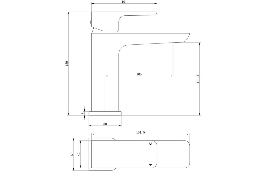 Berio Basin Mixer And Waste Chrome - DITS1232