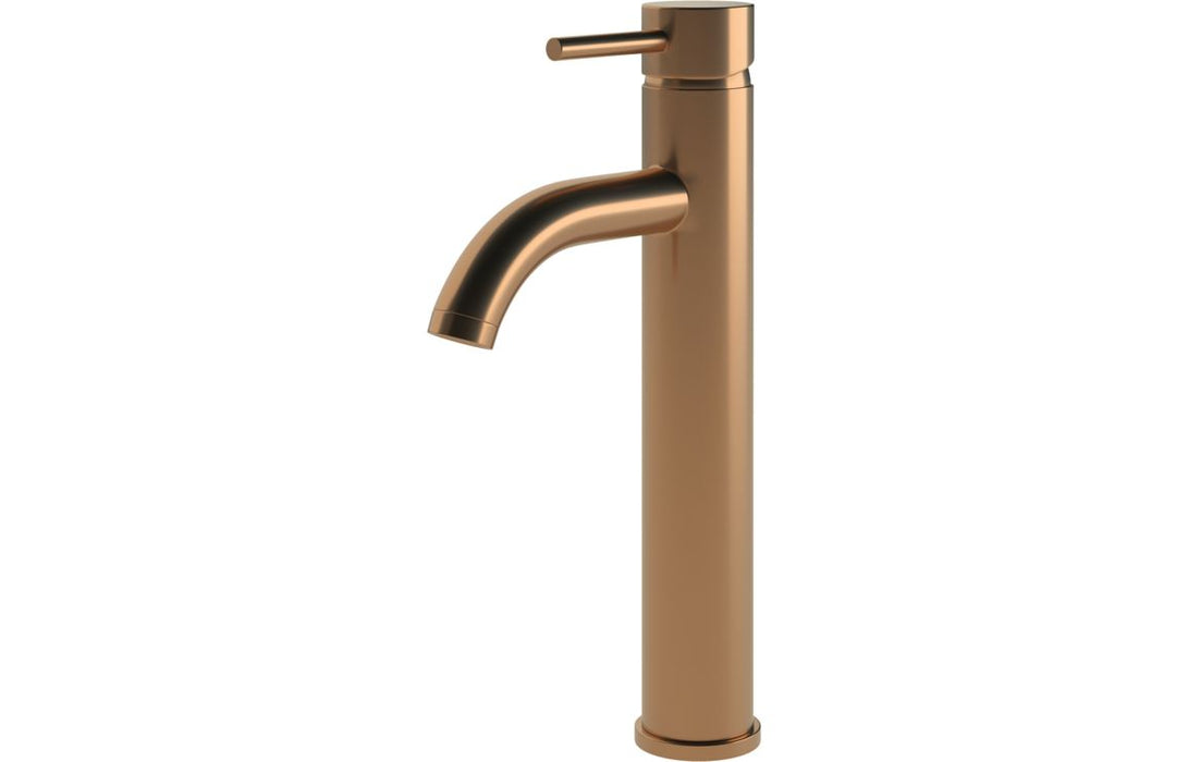 Pescara Tall Basin Mixer Brushed Bronze - DITS1356