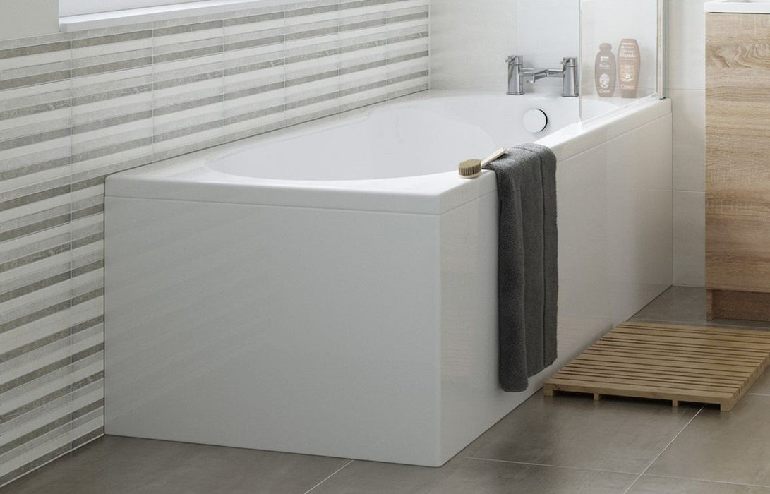 One Piece Bath Panel 1810 x 810mm White Gloss - DIBP0166