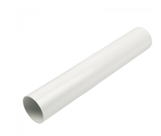 FloPlast WS03W ABS Solvent Waste 50mm x 3m Pipe - White