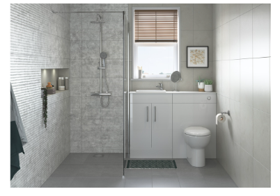 Tuscany Close Coupled Open Back Toilet & Soft Close Seat - DIPTP0216