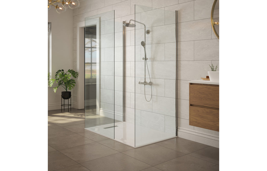 1200x900mm Linear Slim Rectangle Shower Tray & Waste - DIETP1248