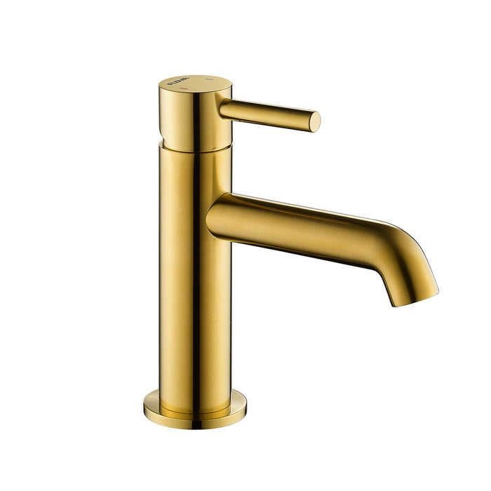 Flova Levo Brushed Gold Mono Basin Mixer - BG-LVBAS-20