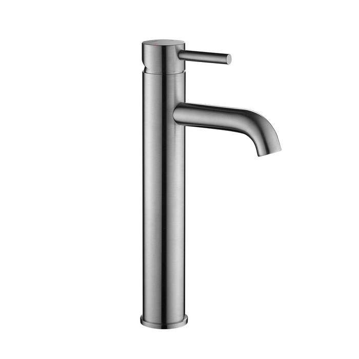 Flova Levo Brushed Nickel Tall Mono Basin Mixer - BN-LVTBAS