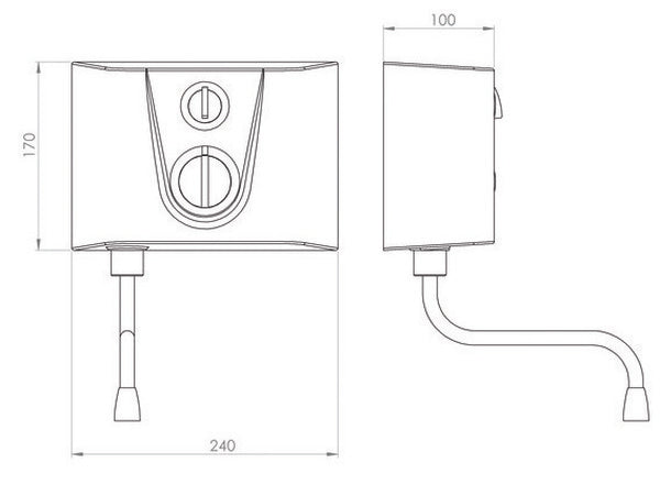 Hyco Wave 2.84KW Manual Instantaneous Hand Wash - HW30M