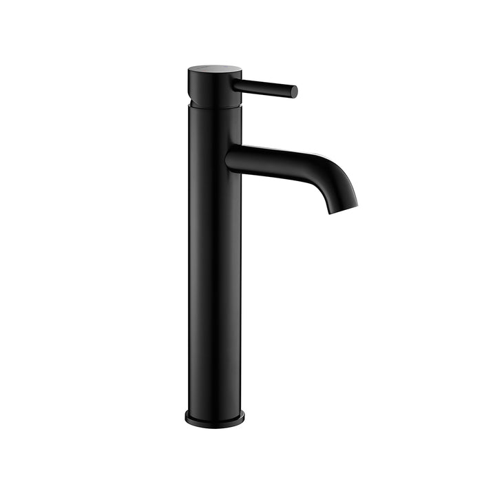 Flova Levo Matt Black Tall Mono Basin Mixer - MB-LVTBAS