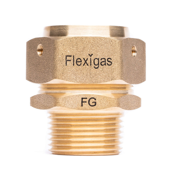 Flexigas CSST 15mm x ½" BSP Male Adaptor - SM15*1/2